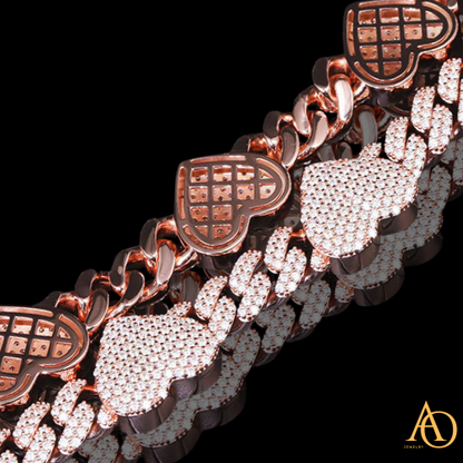 "Corazon" Cuban Chain