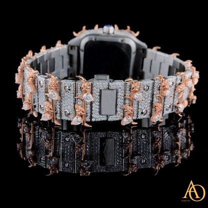 "Espinas" Iced Out Watch