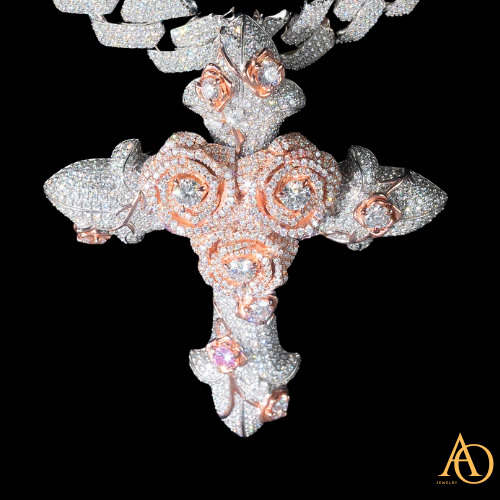 "Cruz de Rosas" Pendant